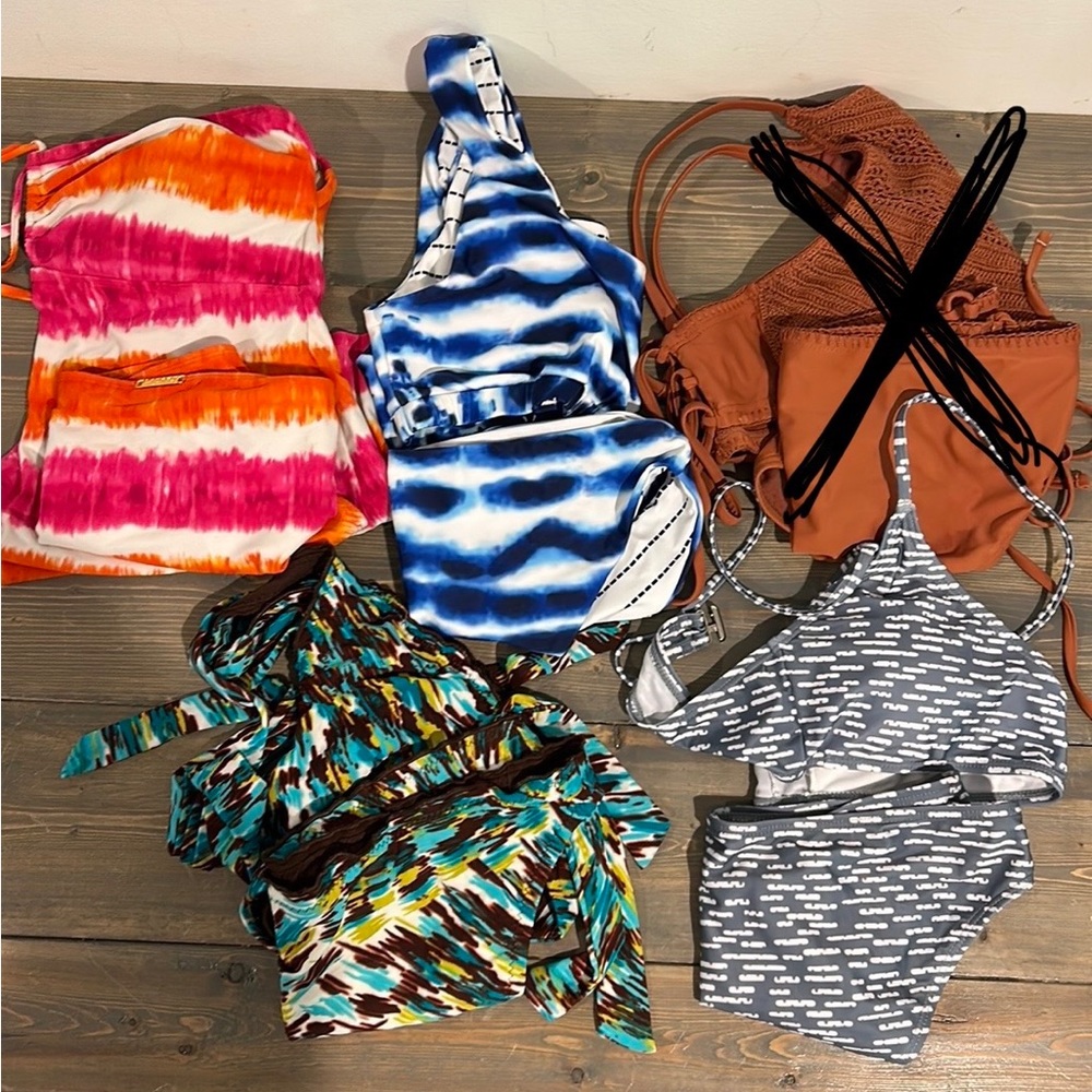 Size Large Bundle 4 Two Piece Swimsuits